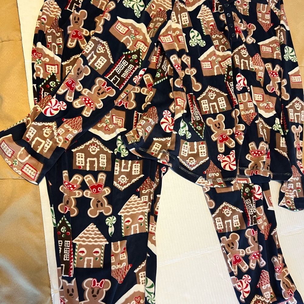 Gingerbread House adult Pajamas